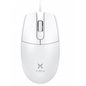 Миша дротова Vinga MS-110 White