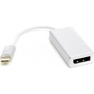 Кабель синхронізації даних PowerPlant USB Type-C 3.1 Thunderbolt 3 (M) - DisplayPort (F), 4K, 0.15 (CA911851)