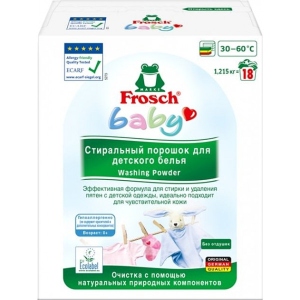 Пральний порошок Frosch для дитячої білизни 1215 г (4009175958181)
