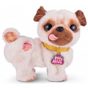 Інтерактивна іграшка м'яка Pets & Robo Alive Танцюючий Мопс (9521)