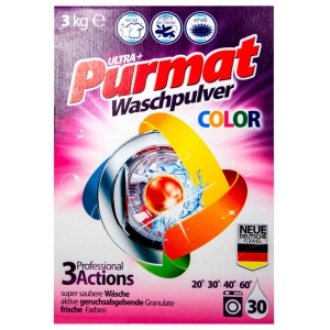 Пральний порошок Purmat Color 3 кг (4260418932232)