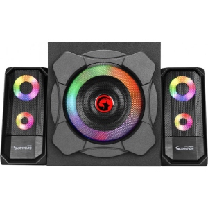 Комп'ютерна акустика компактна 2.0 Marvo SG-290 BT RGB lighting Black