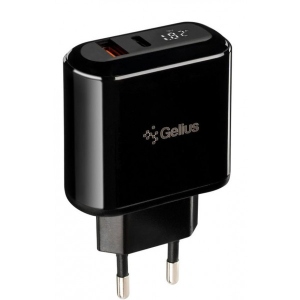 Мережевий зарядний пристрій Gelius GP-HC010 1USB(3А) + 1USB T (00000082306)