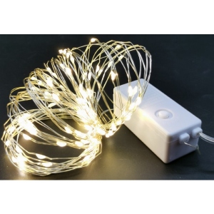 Гірлянда лінійна Novogod'ko 100 LED, теплий білий, 10 м, 8 реж. (973785)