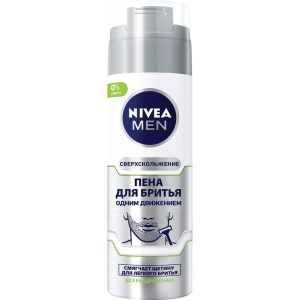 Піна для гоління NIVEA Men Одним рухом формула 200 мл (4005900758828)