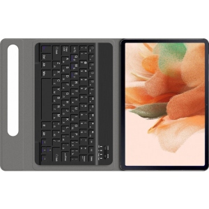 Чохол-клавіатура для планшета AIRON Premium для Samsung Tab S7 FE (T730/T735) 12.4'' 2021 з Bluetooth клавіатурою Black (4822352781074)