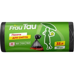 Пакет для сміття Frau Tau Black 35 л 50 шт. (4820195508169)