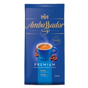 Кава в зернах Ambassador Blue Label 1 кг (am.53233)