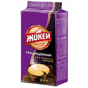 Кава мелена Жокей Традиційна 225 г (jk.108432)
