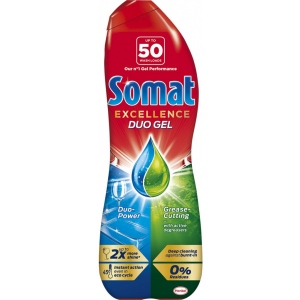 Гель для посудомийної машини Somat Excellence Duo Gel Антижир 900 мл (9000101505702)