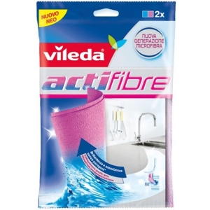 Серветка побутова Vileda Actifibre APC 2 шт. (4023103185807) фірмовий сайт