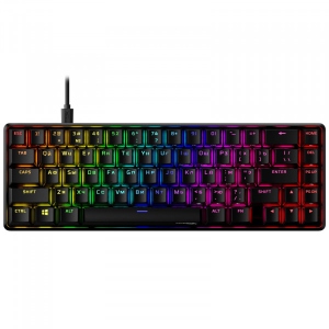 Клавіатура дротова ігрова HyperX Alloy Origins 65 HX Red USB Black (4P5D6AX)