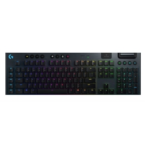 Клавіатура бездротова ігрова Logitech G915 Lightspeed Wireless RGB Mechanical Clicky Black (920-009111)