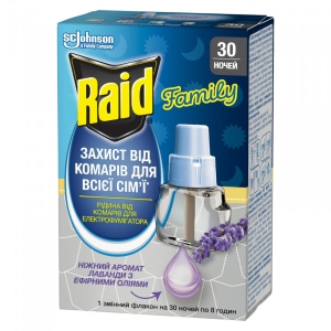 Фумігант рідина Raid 30 ночей Лаванда (5000204343724)