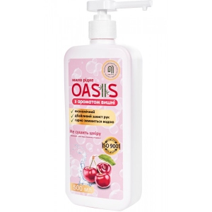 Рідке мило для рук NATA-OASIS з ароматом вишні 500 мл (4823112601042)