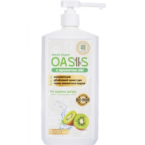 Рідке мило для рук NATA-OASIS з ароматом ківі 1000 мл (4823112601141)