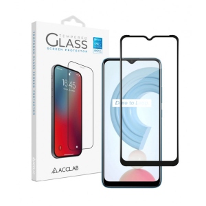 Захисне скло для смартфону ACCLAB Full Glue for Realme C21Y Black (1283126518393)