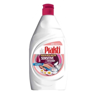 Засіб для ручного миття посуду DR. PRAKTI SENSETIVE+VITAMINY 650 мл (5900308777657)