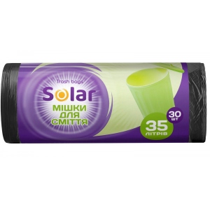 Пакет для сміття Solar 35 л 30 шт. (4820269930032)