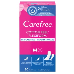 Прокладки гігієнічні Carefree FlexiForm з Екстрактом Бавовни 30 шт. (3574661257044)