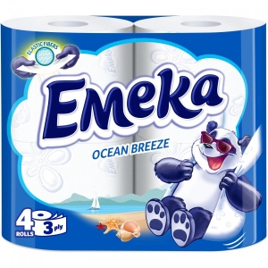 Туалетний папір Emeka OCEAN BREEZE 4 шт. (3800024026515) в каталозі