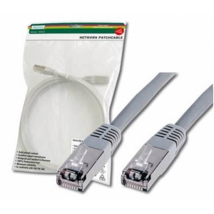 Кабель патч-корд Digitus CAT 5e SF-UTP 3m (DK-1531-030) Grey