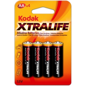 Батарейка тип AA Kodak LR06 XtraLife Alkaline 4 шт. (30952027)