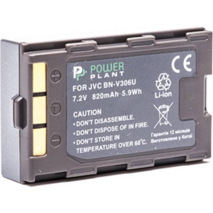 Акумулятор для фотокамери PowerPlant JVC BN-V306U 820mAh (DV00DV1068)