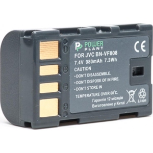 порівняти ціни на Акумулятор для фотокамери PowerPlant JVC BN-VF808 980mAh (DV00DV1196)