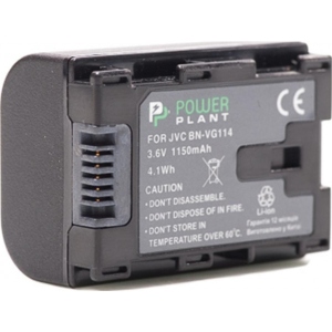 Акумулятор для фотокамери PowerPlant JVC BN-VG114 Chip 1150mAh (DV00DV1375)