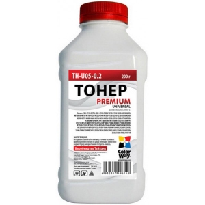 Тонер для заправки картриджа Colorway (TH-U05-0.2) HP LJ P1005/1102/1010/2035 Premium Universal 200 г