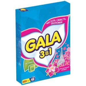 Пральний порошок Gala 3в1 Французький аромат 400 г Автомат (4084500319103)