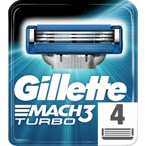 Картридж для станка чоловічого Gillette Mach 3 Turbo 4 шт (3014260331306)