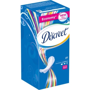 Прокладки щоденні Discreet Air 60 шт. (8001090161956) фірмовий сайт