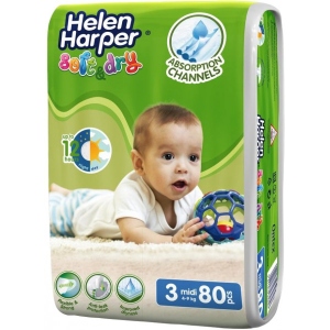Уцінка - Одноразові підгузки Helen Harper Soft&Dry Midi 4-9 кг 80 шт. (5411416060178) # офіційний магазин