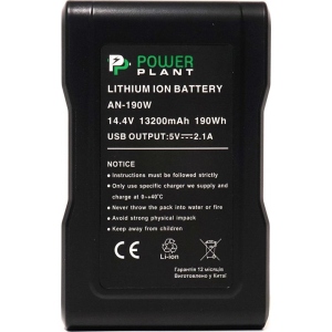 Акумулятор для фотокамери PowerPlant Sony AN-190W 13200mAh (DV00DV1418)