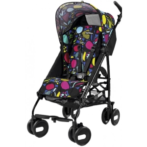 Коляска прогулянкова Peg-Perego Pliko Mini Classico Manri Чорна з малюнком (IPKR280035RO01MK01)