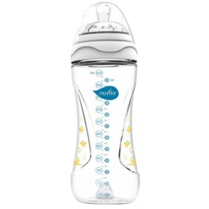 Пляшка для годування Nuvita Антиколікова Mimic 330 мл 4м + White (NV6050White)