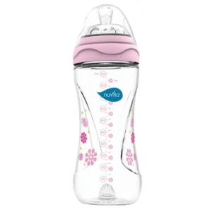 Пляшка для годування Nuvita Антиколікова Mimic 330 мл 4м + Pink (NV6050Pink)