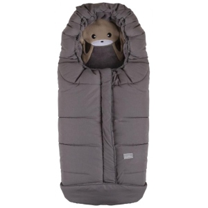 Конверт для коляски Nuvita 9605 Сuccioli Junior меланжевий сірий/кролик/сірий (NV9605CUCCIOLOJRMELGR)