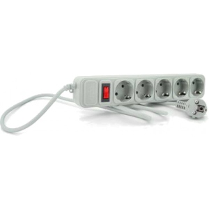 Мережевий фільтр MerLion 5 розеток 10m Grey (G5100)