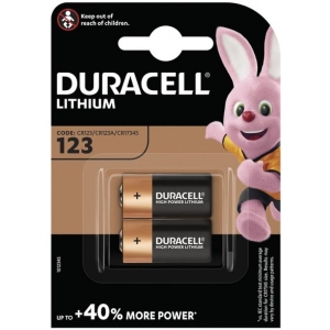 Батарейка Duracell CR 123/DL 123 2 шт. (5002979)