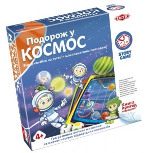 Настільна гра стратегічна (5-7 років) Tactic Подорож в космос, укр. (55686)