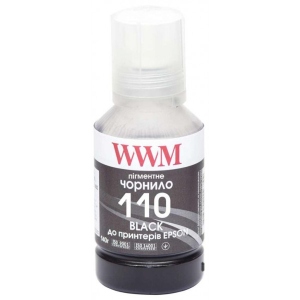 Чорнило WWM Epson M1100/M1120 140г Black Pigmented (E110BP)