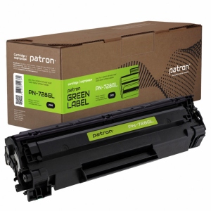 Картридж для лазерних принтерів/БФП Patron Canon 728 GREEN Label (PN-728GL) офіційний сайт