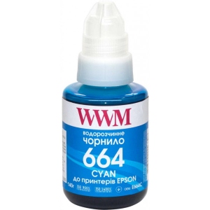 Чорнило WWM Epson L110/L210/L300 140г Cyan (E664C)