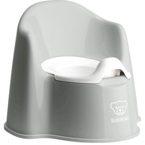 Горщик дитячий Baby Bjorn крісло Potty Chair (сірий / білий), від 18 міс. (55225) в Україні