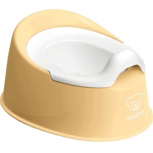 Горщик дитячий Baby Bjorn смарт Smart Potty (блідо-жовтий / білий), від 18 міс. (51266)