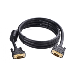Кабель UGREEN VG101 VGA Male to Male Cable 1m Black (11673)