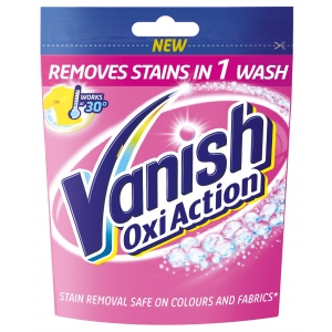 Засіб для видалення плям Vanish Oxi Action Pink, 300 г